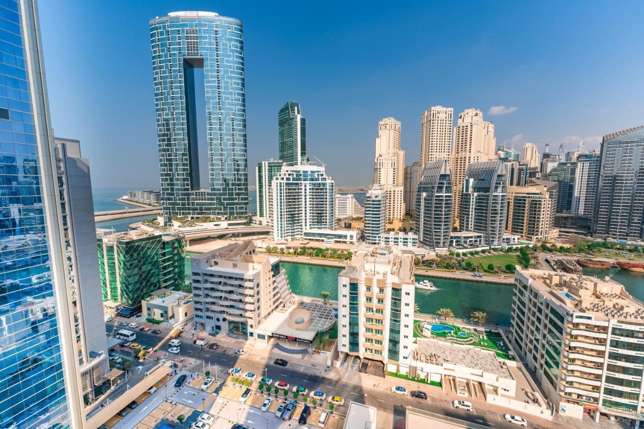 דובאי Fam Living - Marina Marvel - Studio Apartment With Breathtaking Views In Studio One Tower מראה חיצוני תמונה
